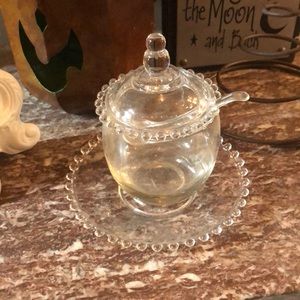 Candlewick Jelly Jar Vintage